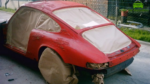 看牛人如何翻新一台1965年的保时捷911S,完成后简直太帅了
